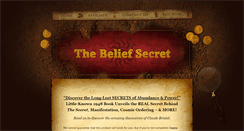 Desktop Screenshot of beliefsecret.com